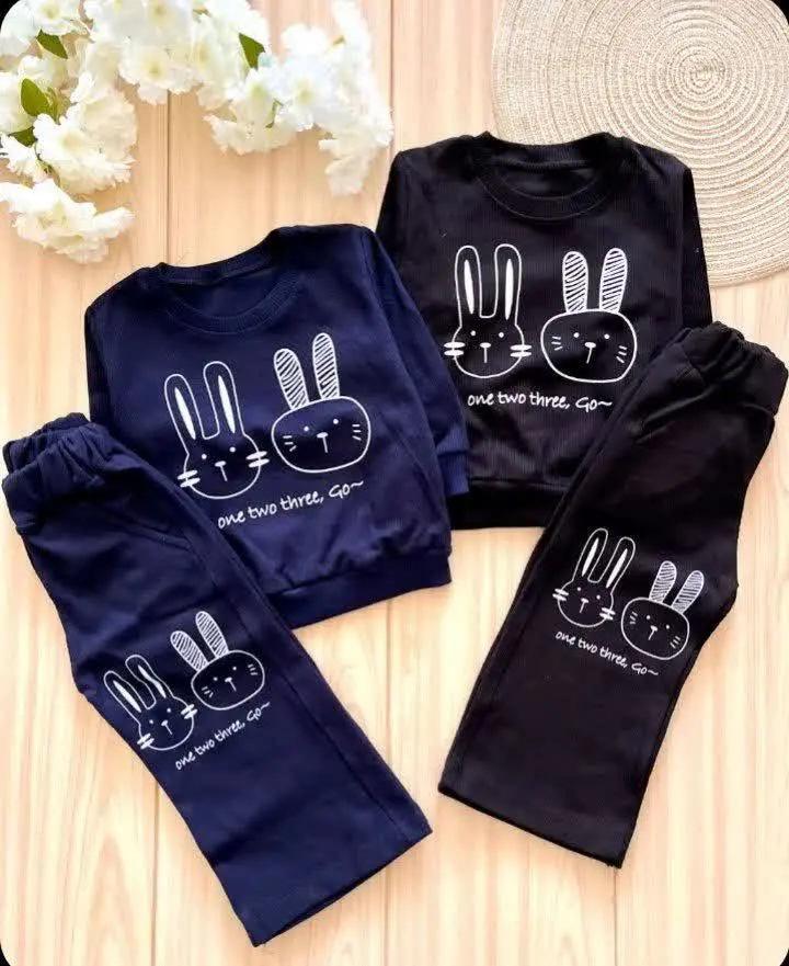 👶✨ لباس بچه‌گانه بلوز شلوار خرگوشی ✨👶
