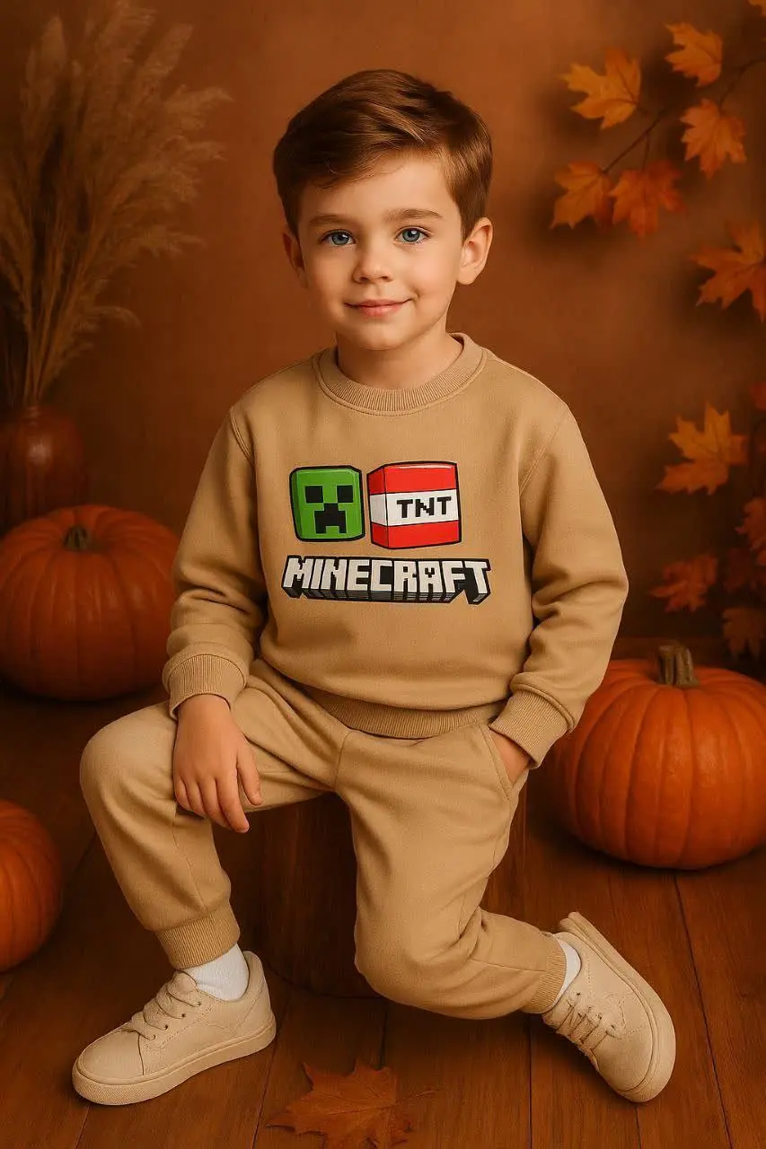 🎄 بلوز شلوار کتان چاپ ماینک...