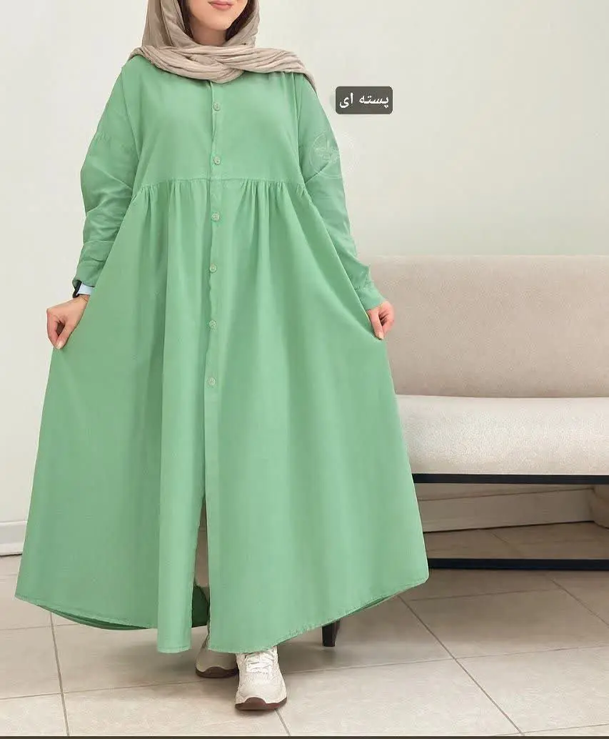 پیراهن کفتان یاشیل