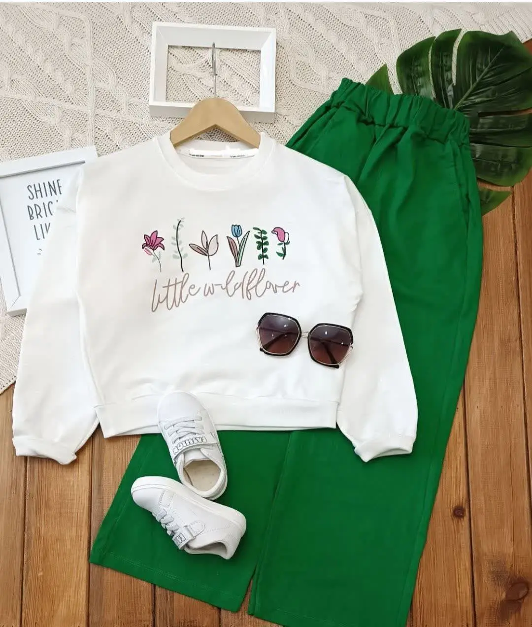 💫 کراپ و شلوار دخترانه مهرا...