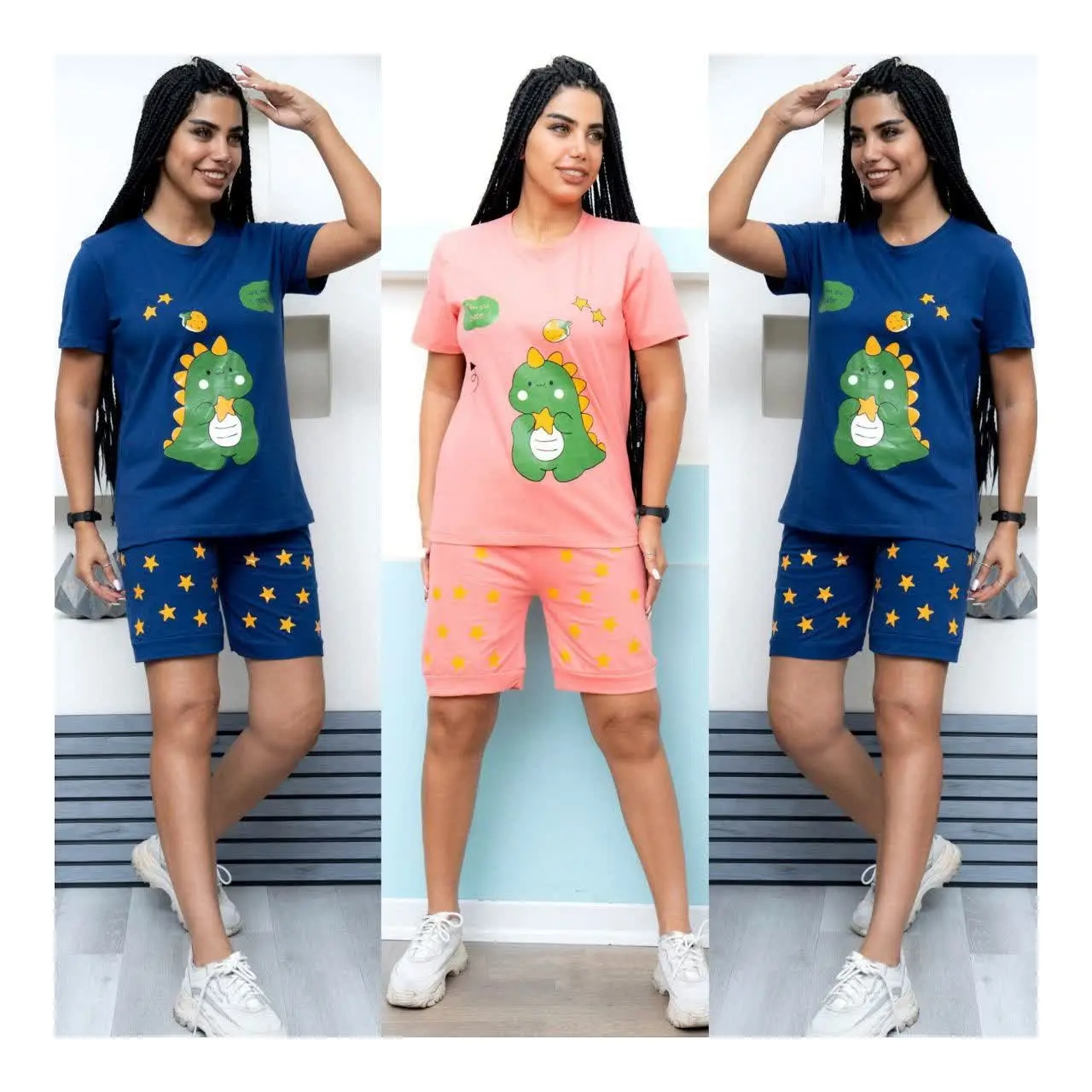 نام: تیشرت شلوارک دایناسور