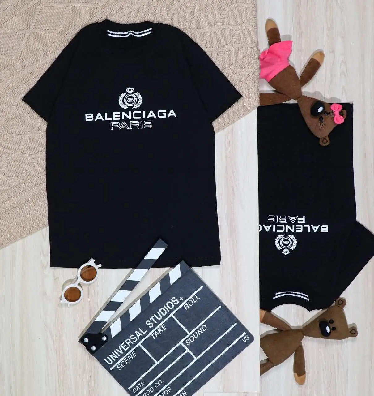 👫تیشرت مشکی چاپ BALENCIAGA👫
