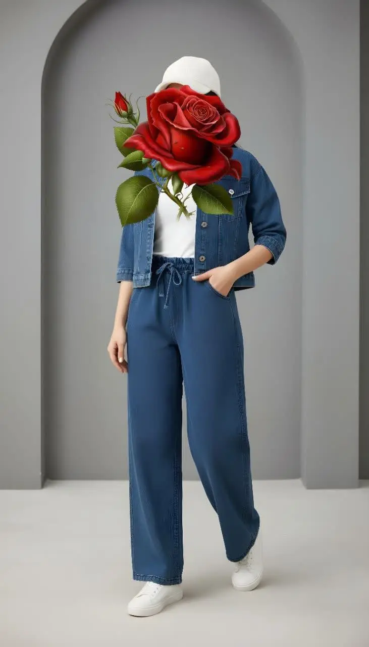 شلوار بگ بند دار