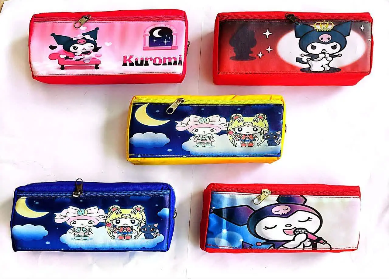 جامدادی دو زیپ طرح کرومی 
