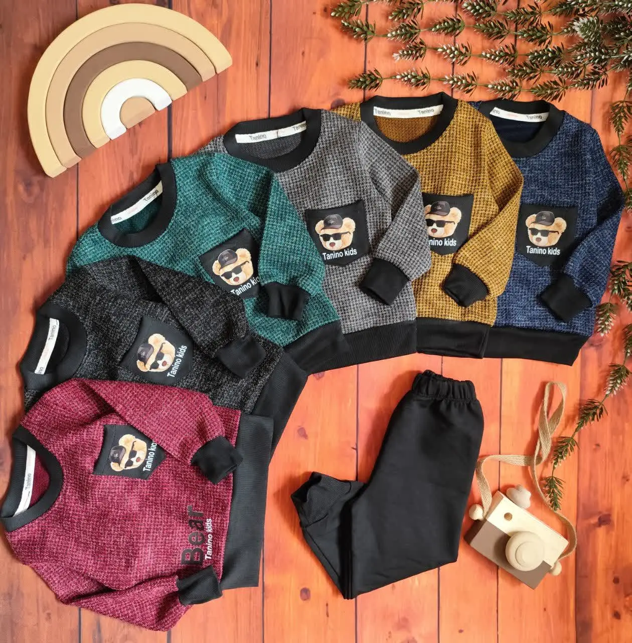 😍ست بلوز و شوار طرح خرس، جن...