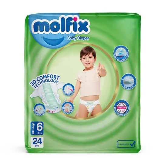 💥پوشک مولفیکس سایز و ۵ و ۴...