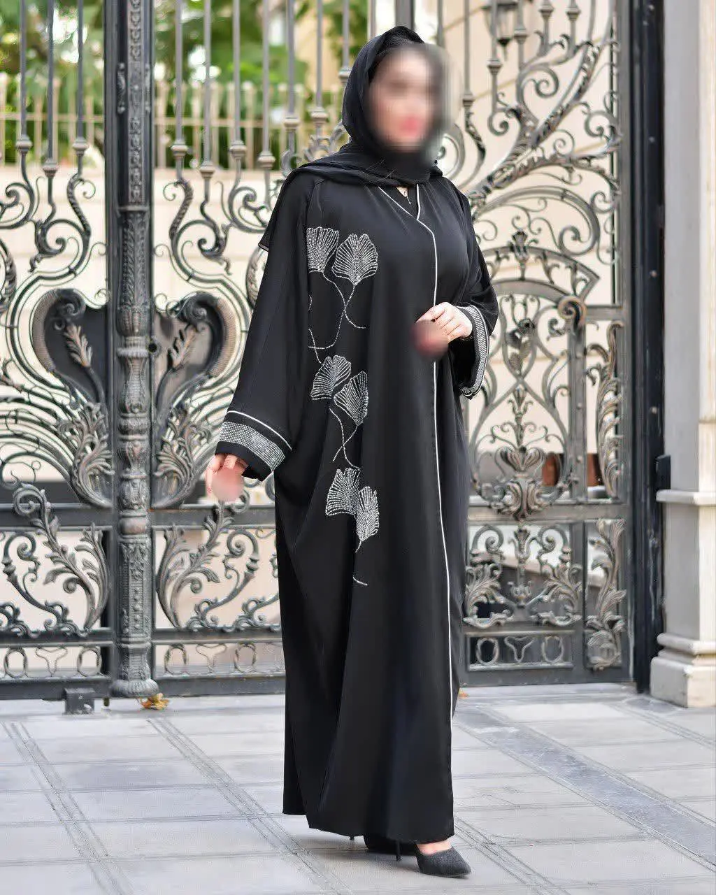 نام: مانتو عبایی گلبرگ
