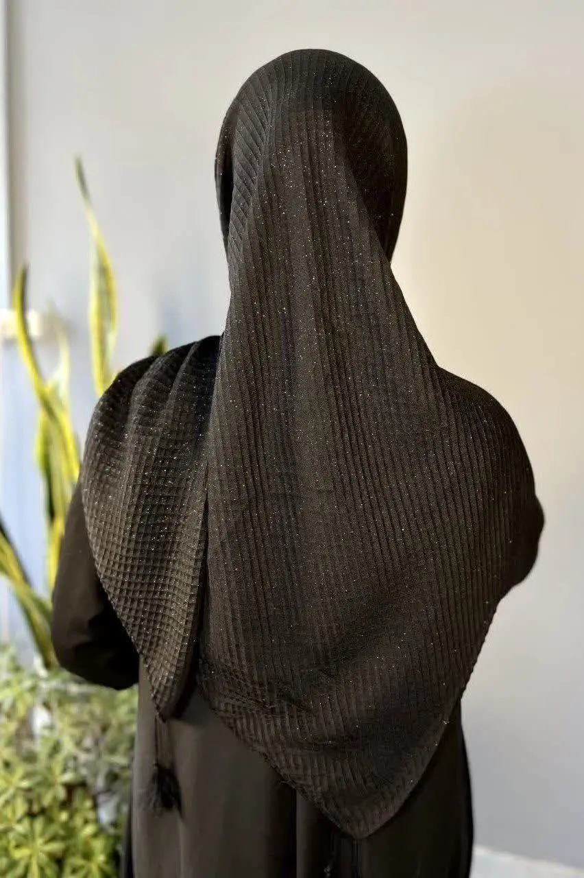 روسری پلیسه منگوله دار🌸
