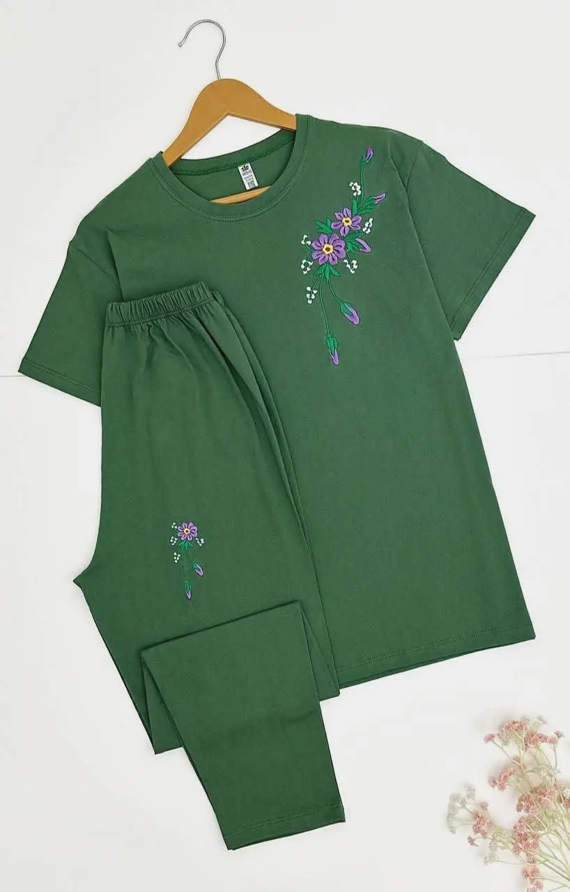 🌱#تیشرت_شلوار گلدوزی 🐰
