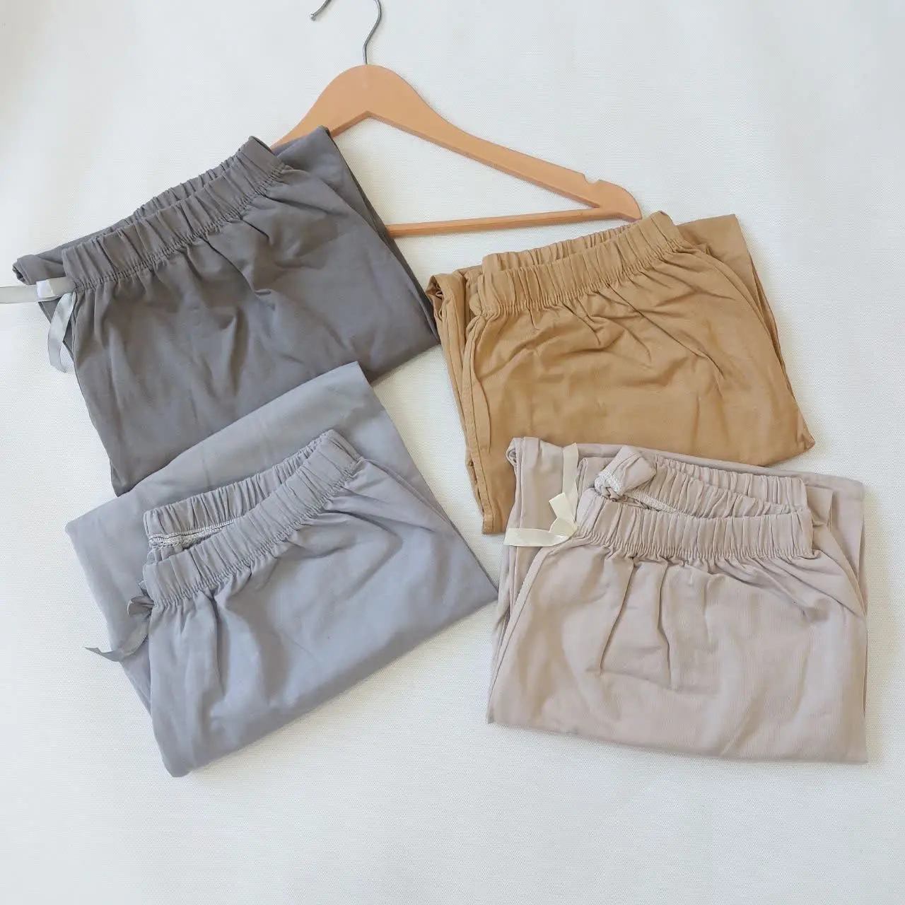 ✅شلوار نخپنبه ساده🌼☁️