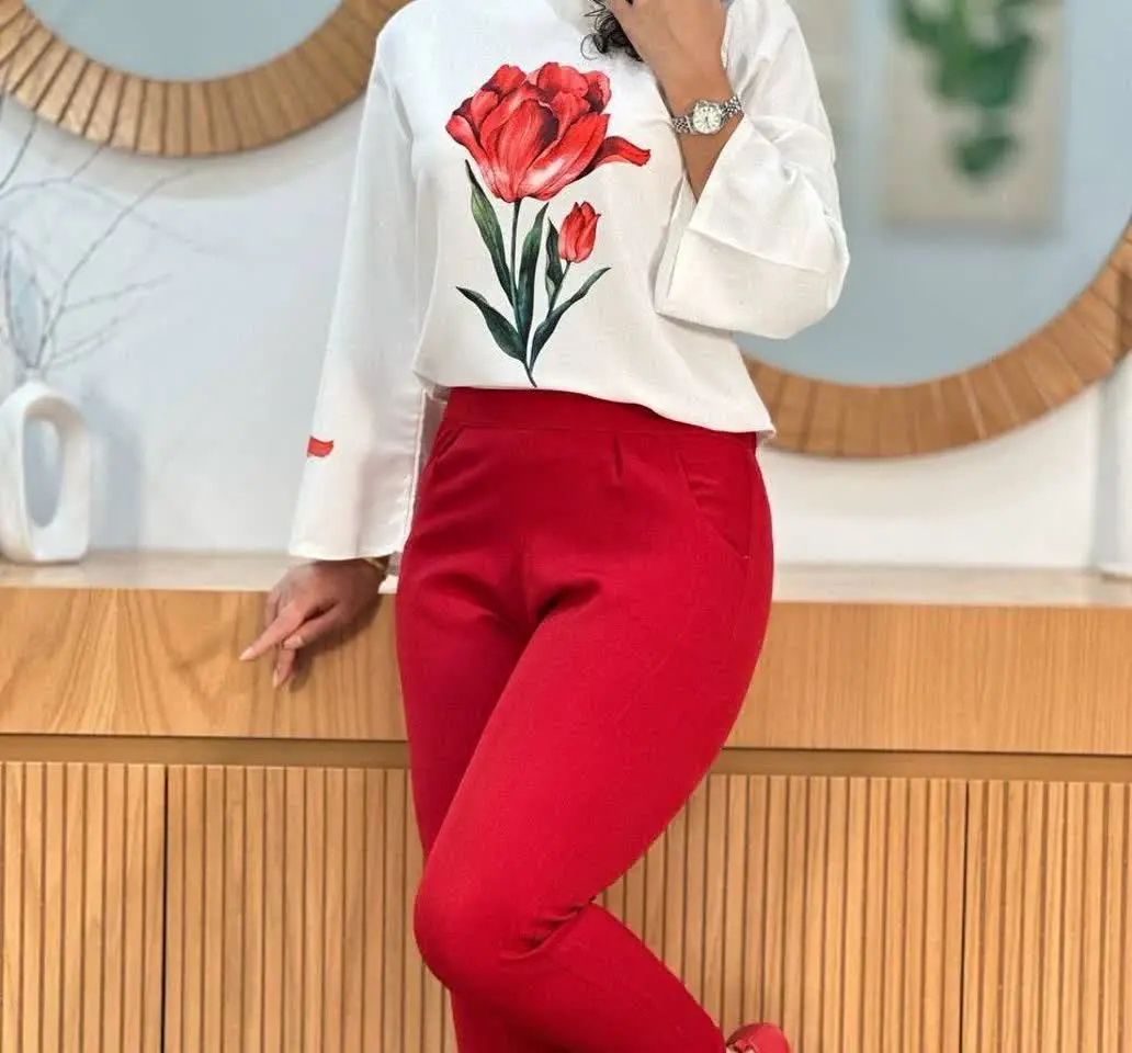 نام: شومیز شلوار رز
