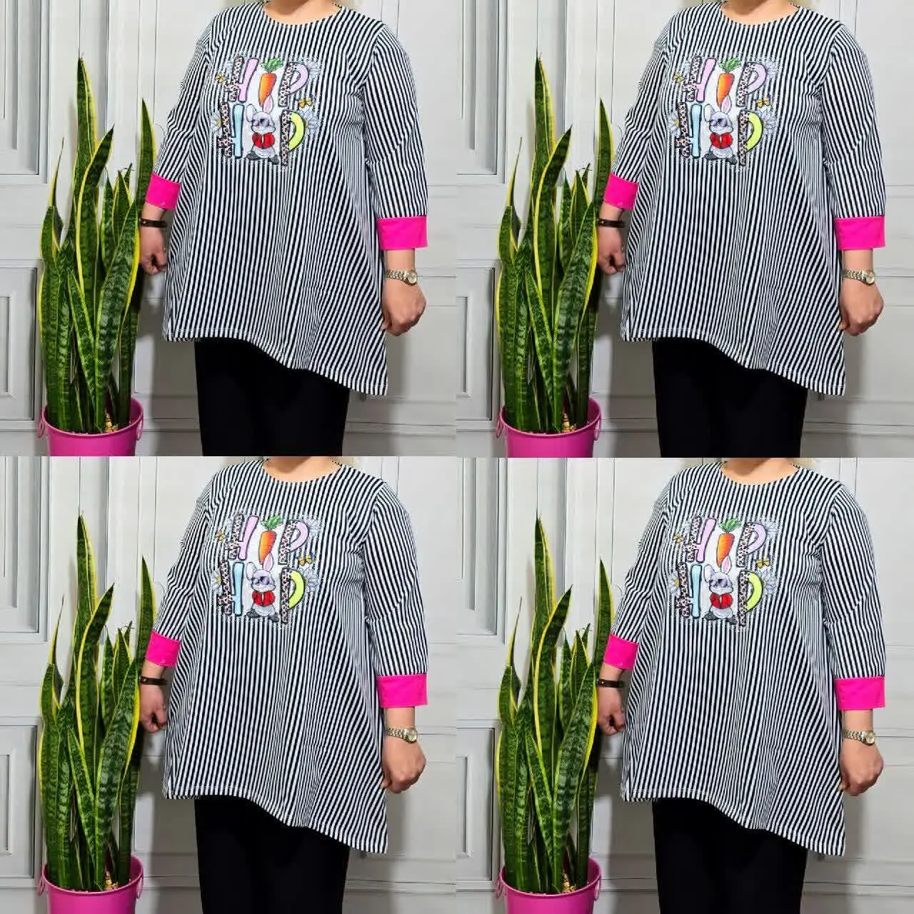 👚نام: بلوز تک قواره داره راه راه
