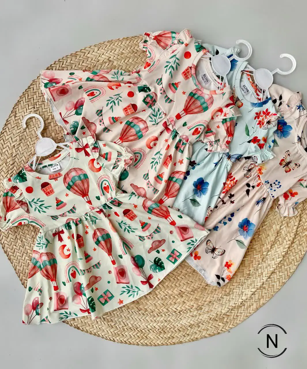 سارافن‌دخترانه تک چاپی اسپان
