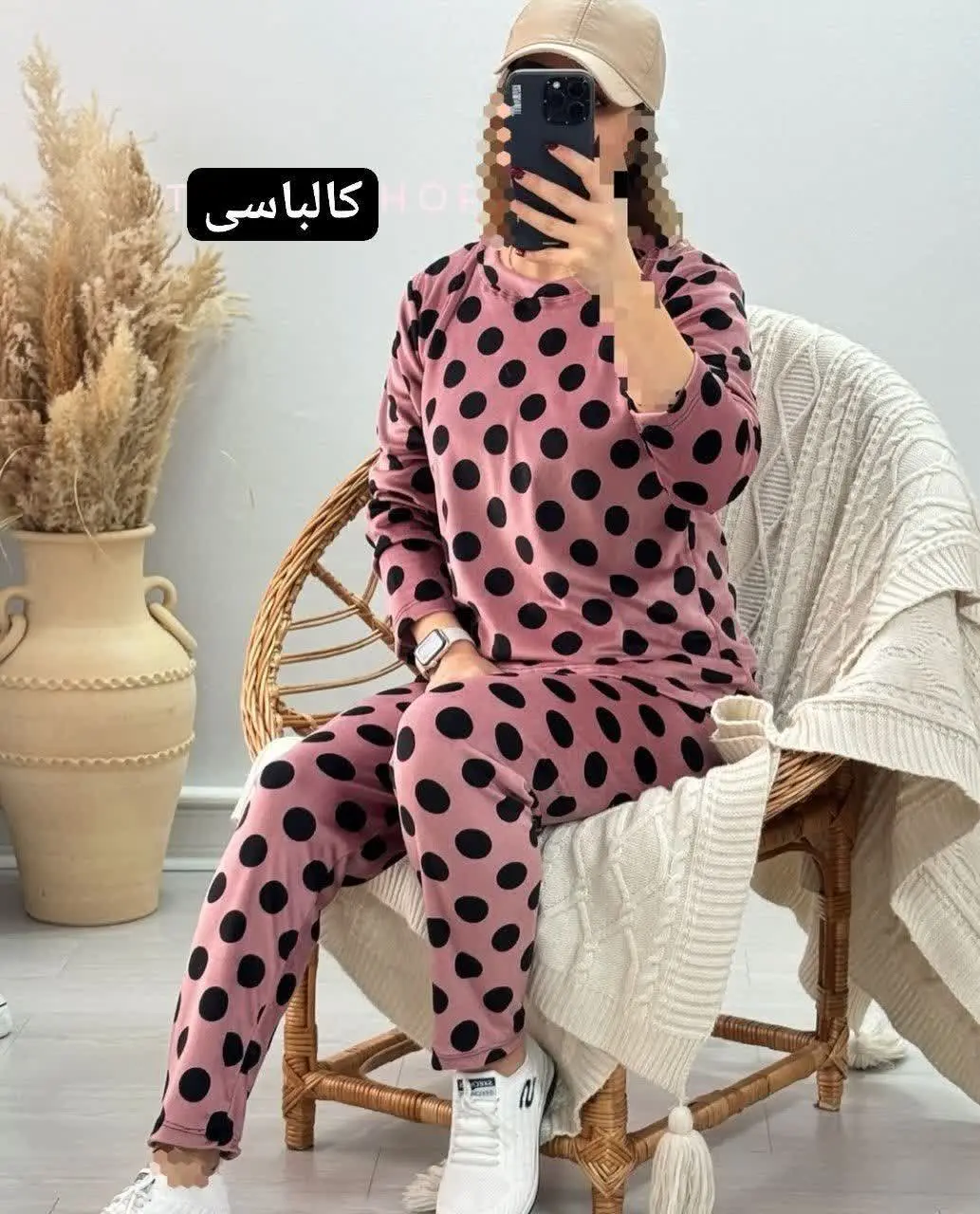 ❣نام: بلوز شلوار مخمل گوشتی نرم و لطیف
