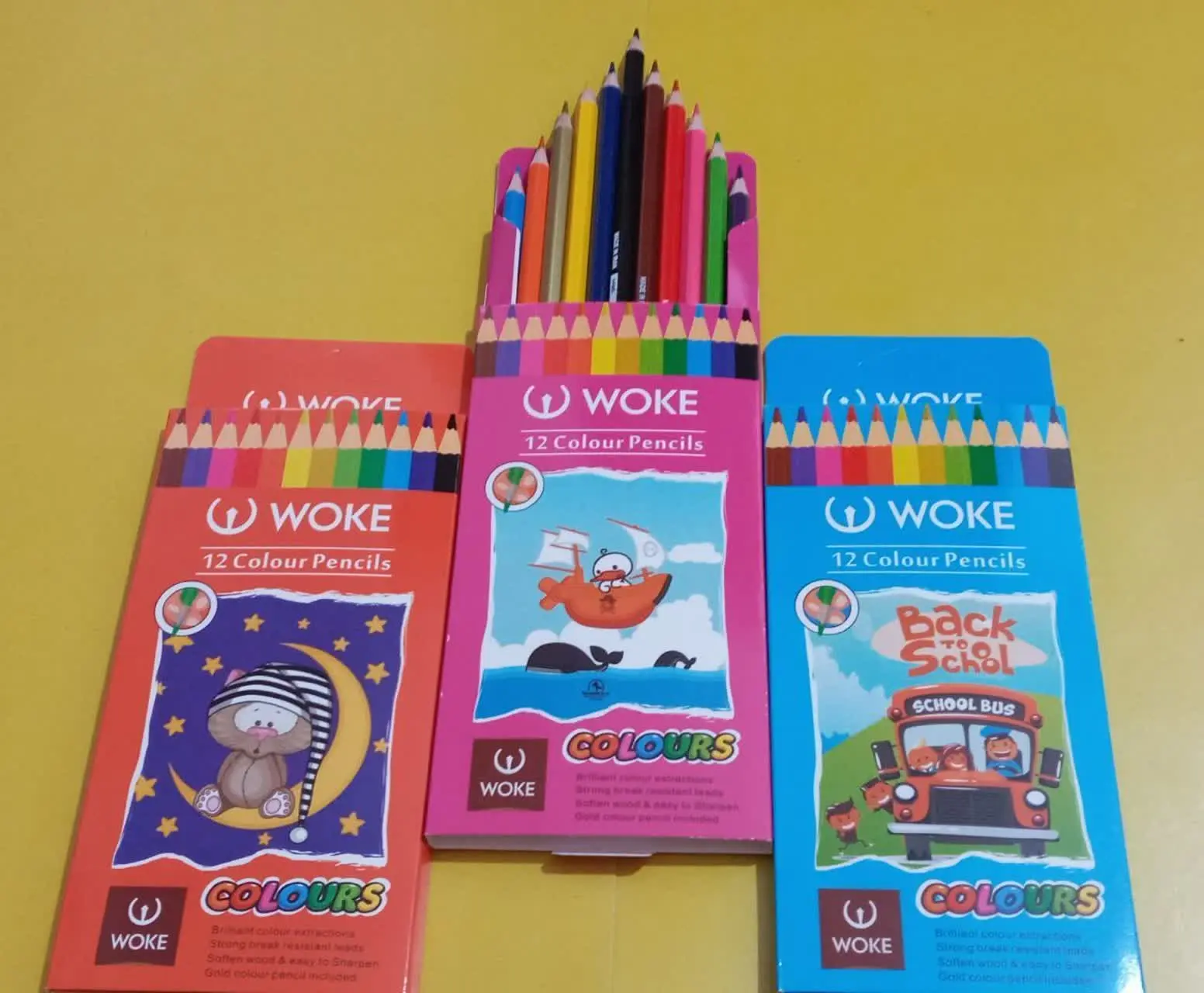 مداد رنگی ۱۲ مقوایی وک ۹۴۰۳
