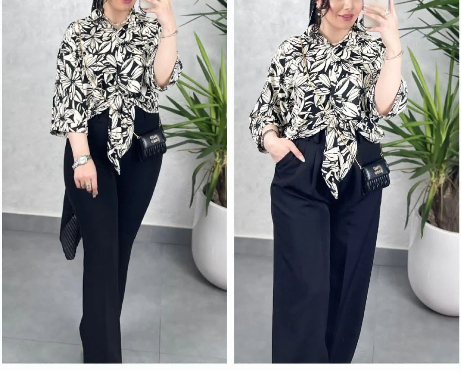 🌈رنگ بندی: مشکی کرم✔️