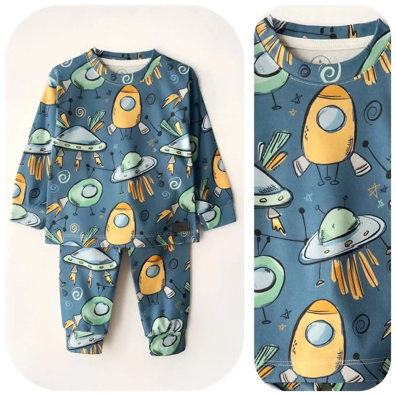 ست بلوز شلوار خانگی بچگانه 🌠
