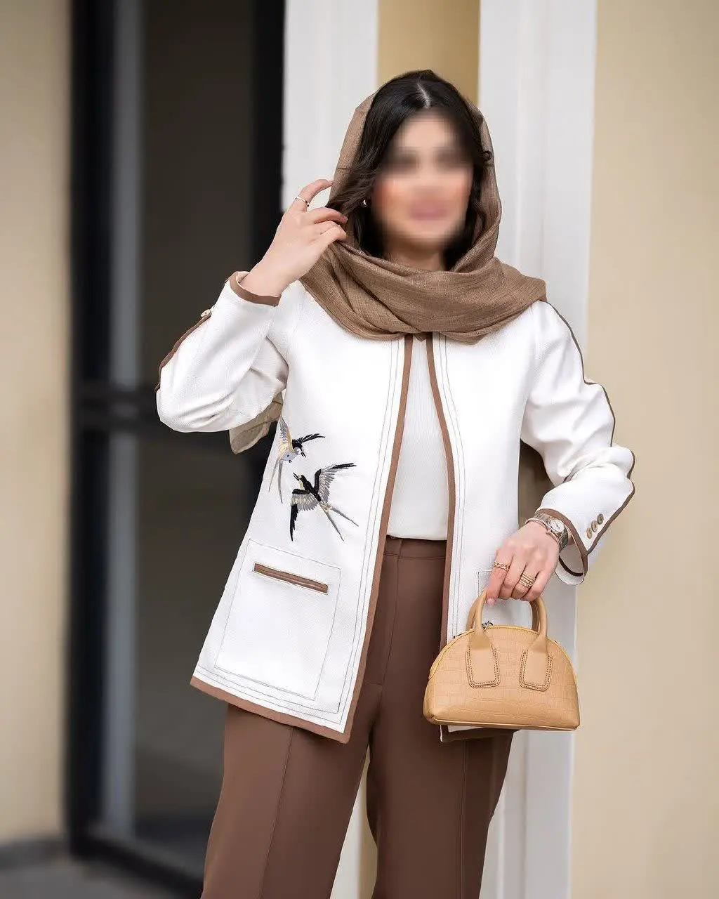 🌷نام: مانتو شلوار طاووس