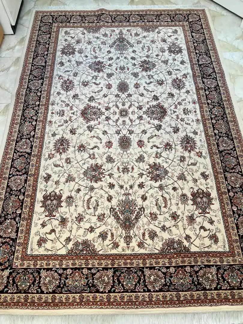 یک جفت (دوتخته) فرش ماشینی ۶ متری طرح افشان ❌️❌️
