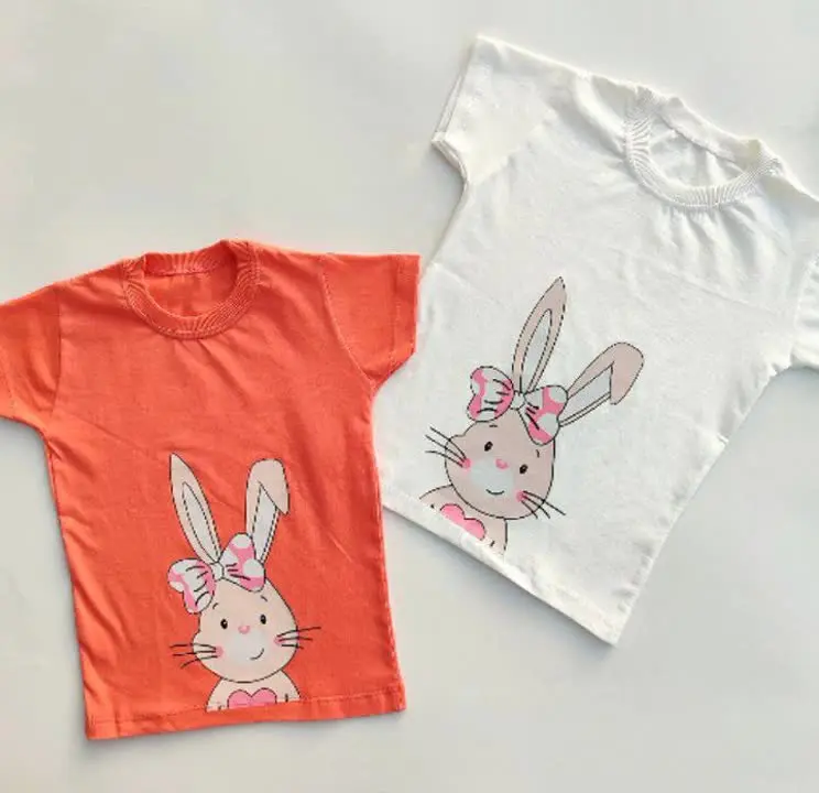 🌸تیشرت تک دخترانه خرگوش 🌸

