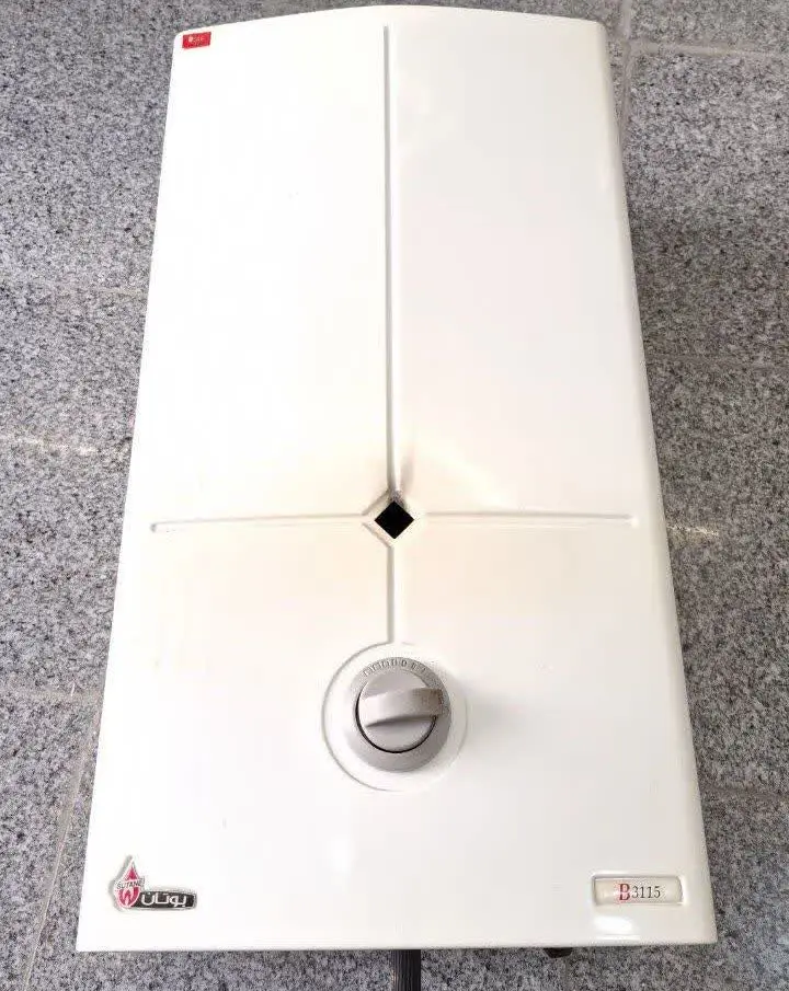 ابگرمکن بوتان مدل ۳۱۱۵ کاملا سالم‌تر تمیز و مرتب
