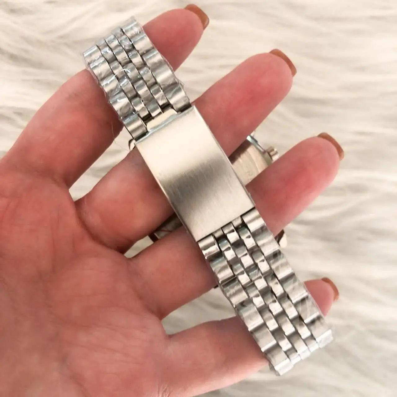 👚نام: ست ساعت، دستبند و حلقه استیل🔥
