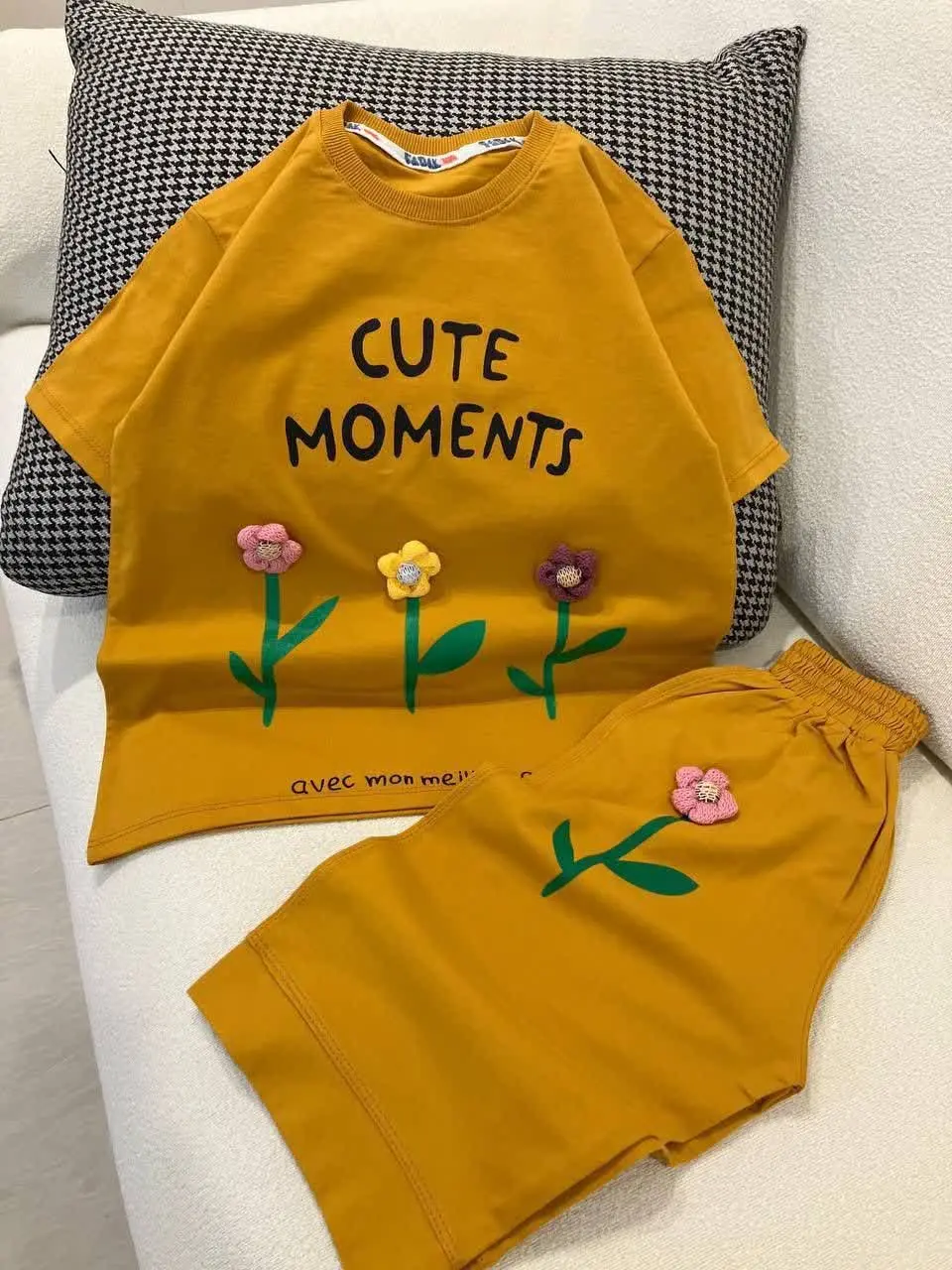 تیشرت و شلوارک سه گل😍😍