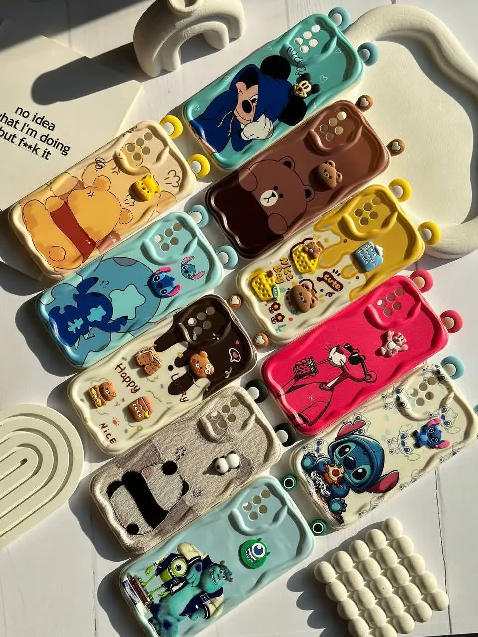 قاب گوشدار موجی عروسکی فوق العاده مخصوص انواع #سامسونگ #شیائومی 
