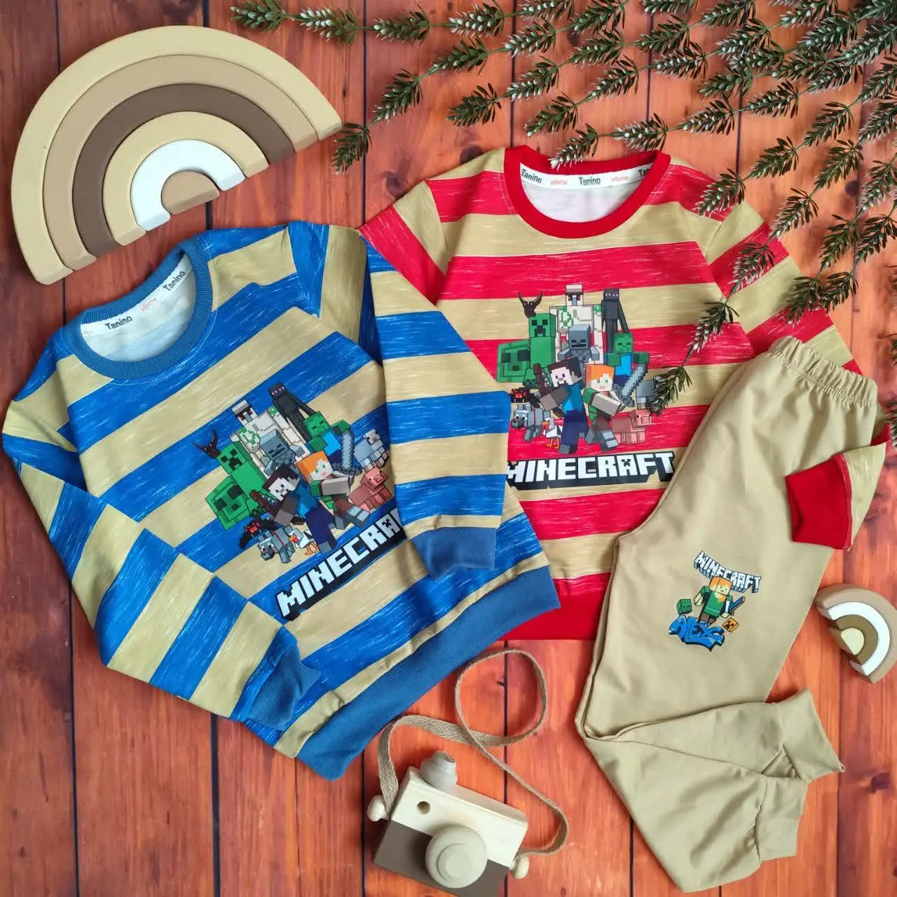 😍ست بلوز و شلوار پسرانه مای...