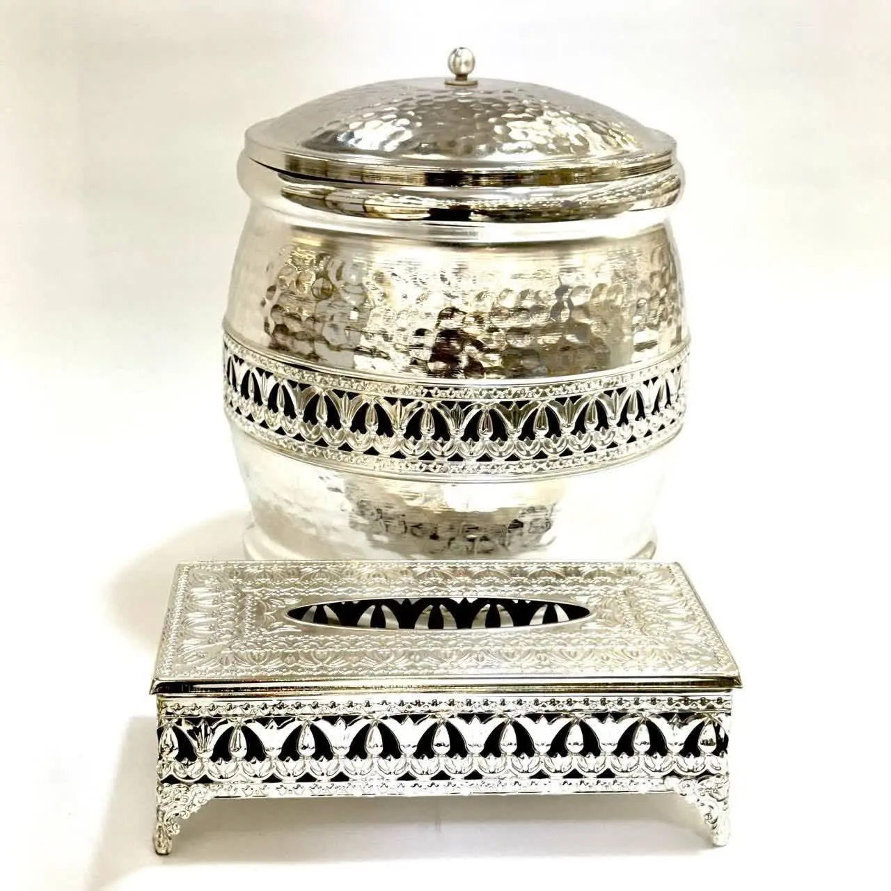 🛑 سطلجادستمال خمره ای نقره...