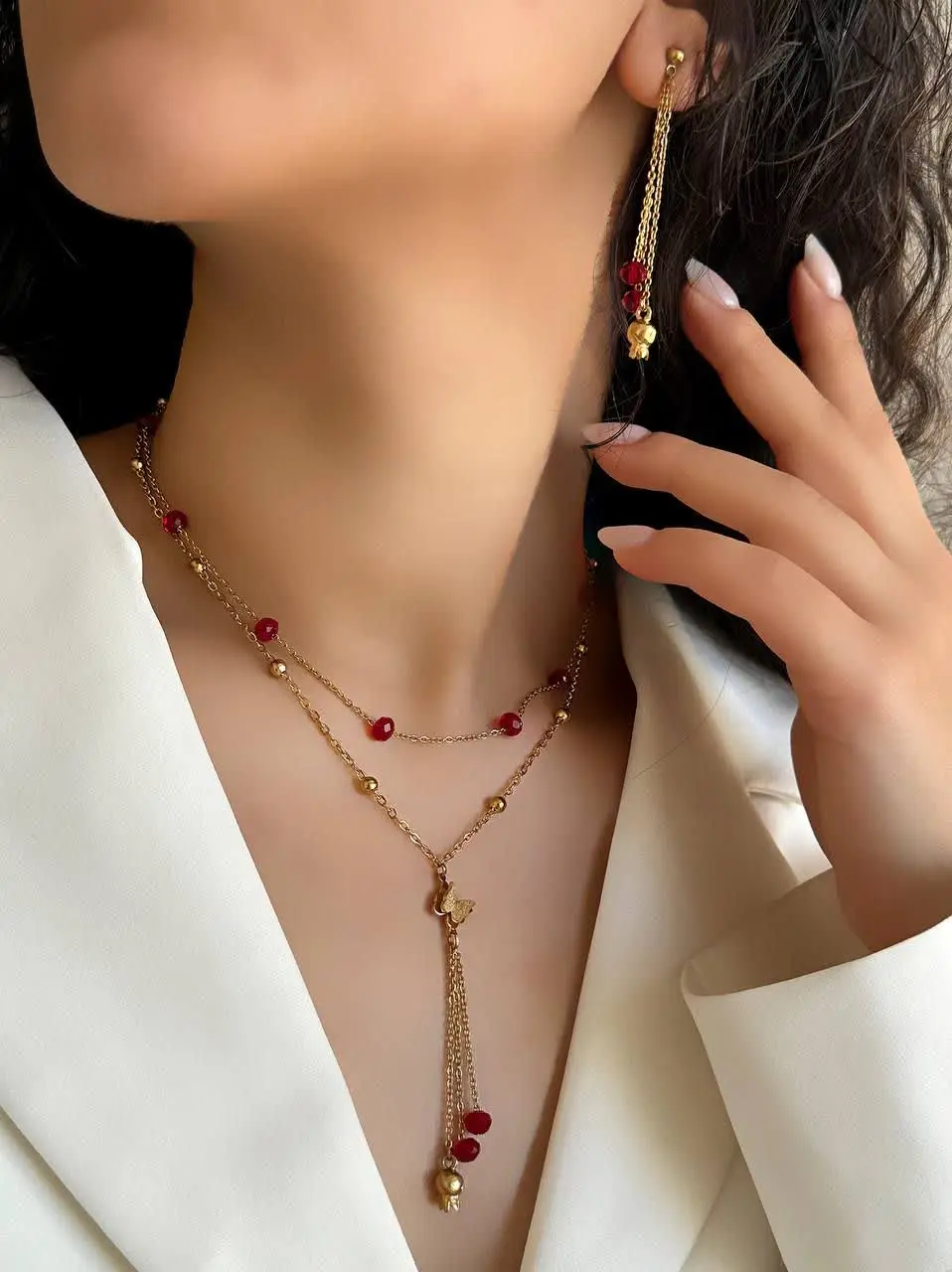 نیمست استیل پروانه ای با گو...