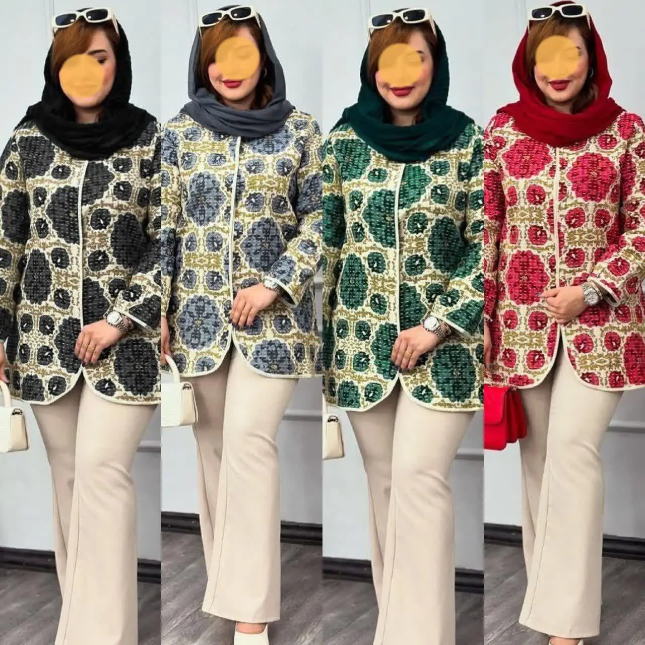 ❣نام: کت تافته کنفی🎁🎉عیدااانه🎁🎉
