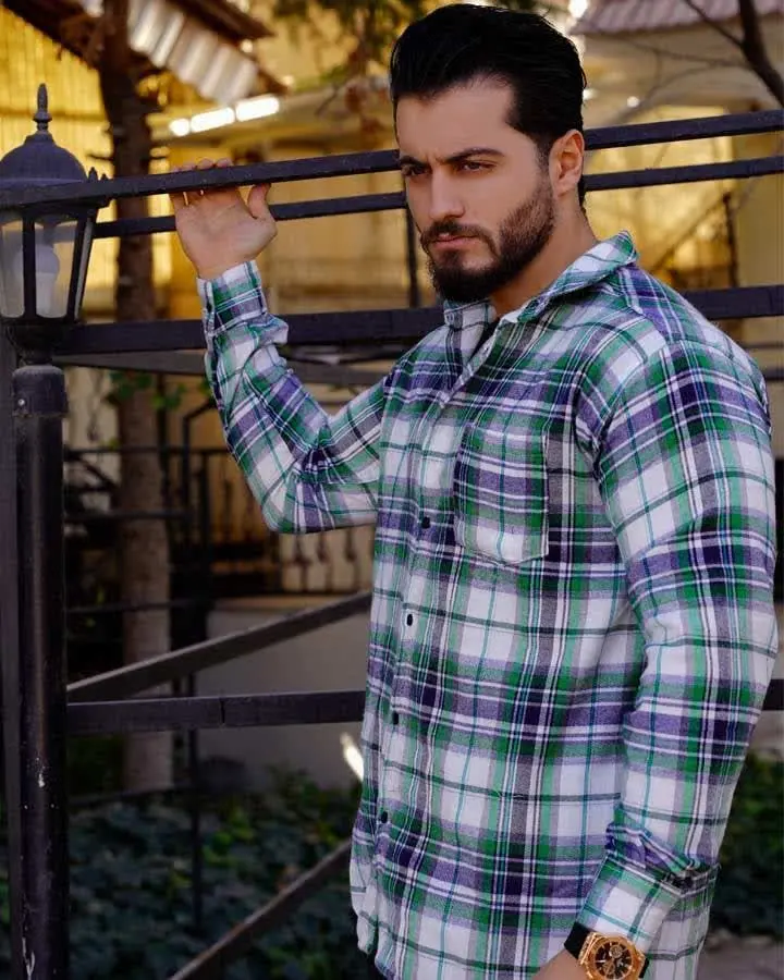 پیراهن پاییزه مردانه مدل Donuld 
