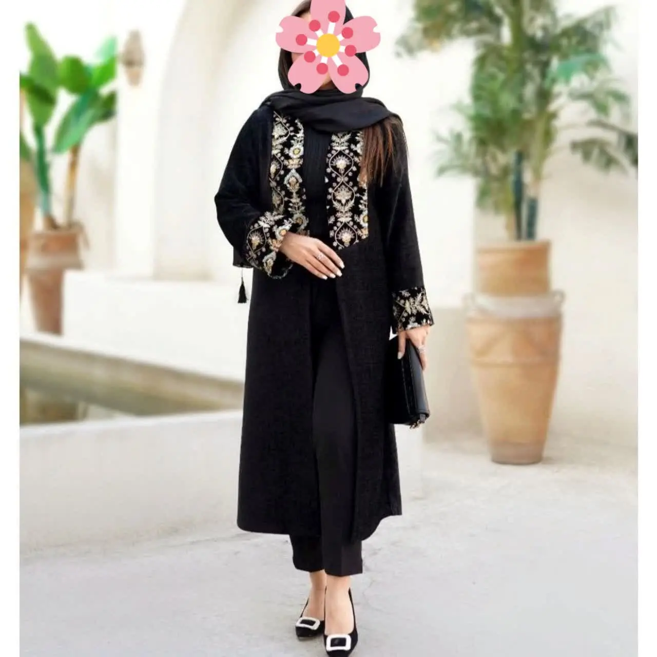 🦋نام محصول: مانتو مزونی شکیبا🌻
