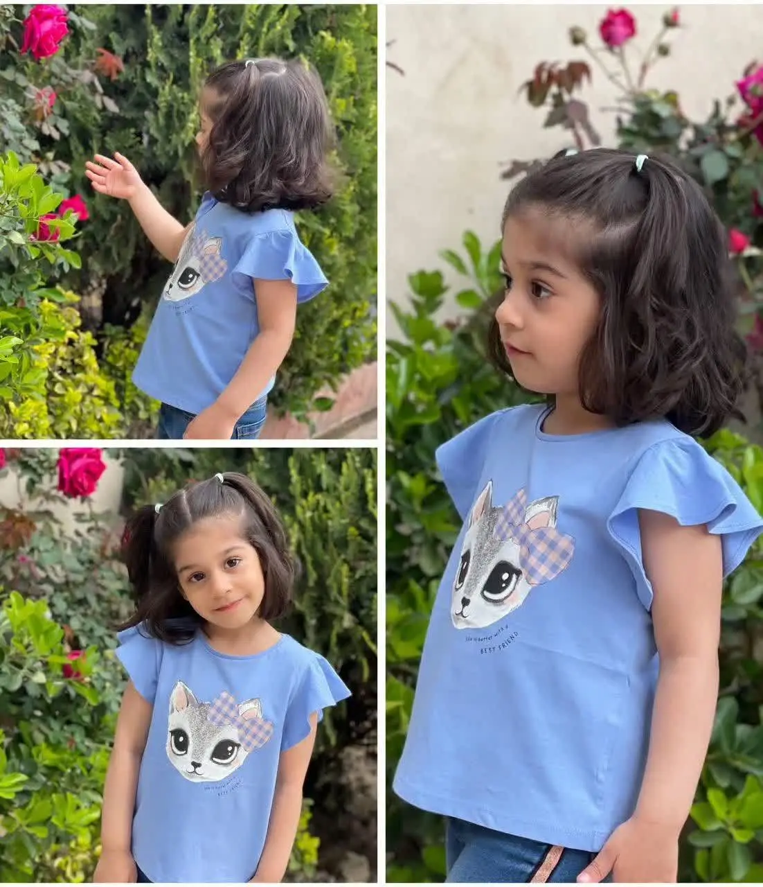 تیشرت نخ پنبه از برند محبوب اچ اند ام 😍
