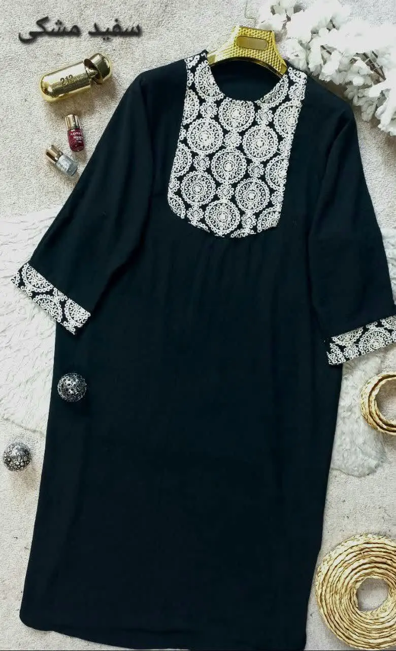 ❤️مانتوعبایی مدل پادمیرا🏴 ((ویژه محرم)) 🏴
