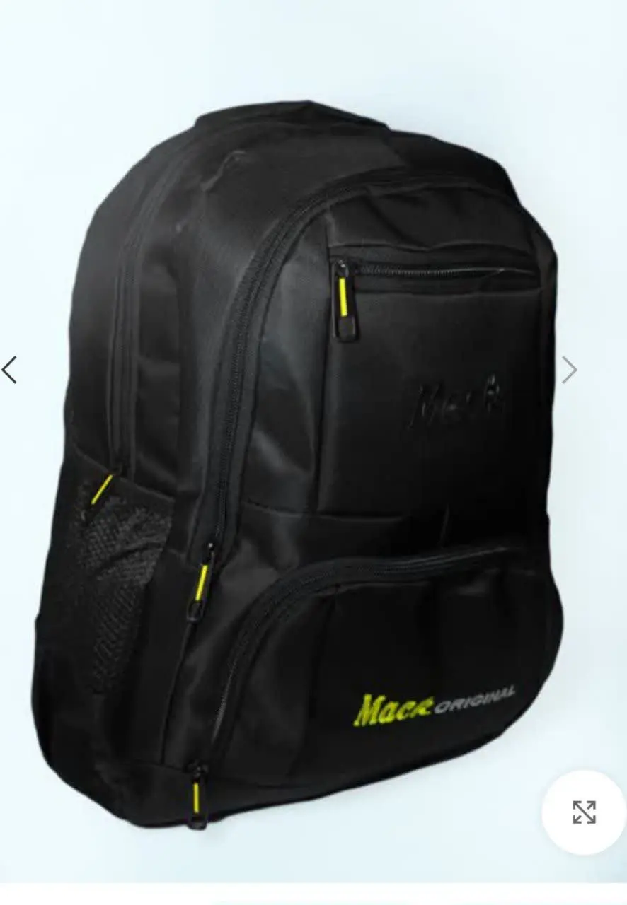 کوله مک زیپ زرد