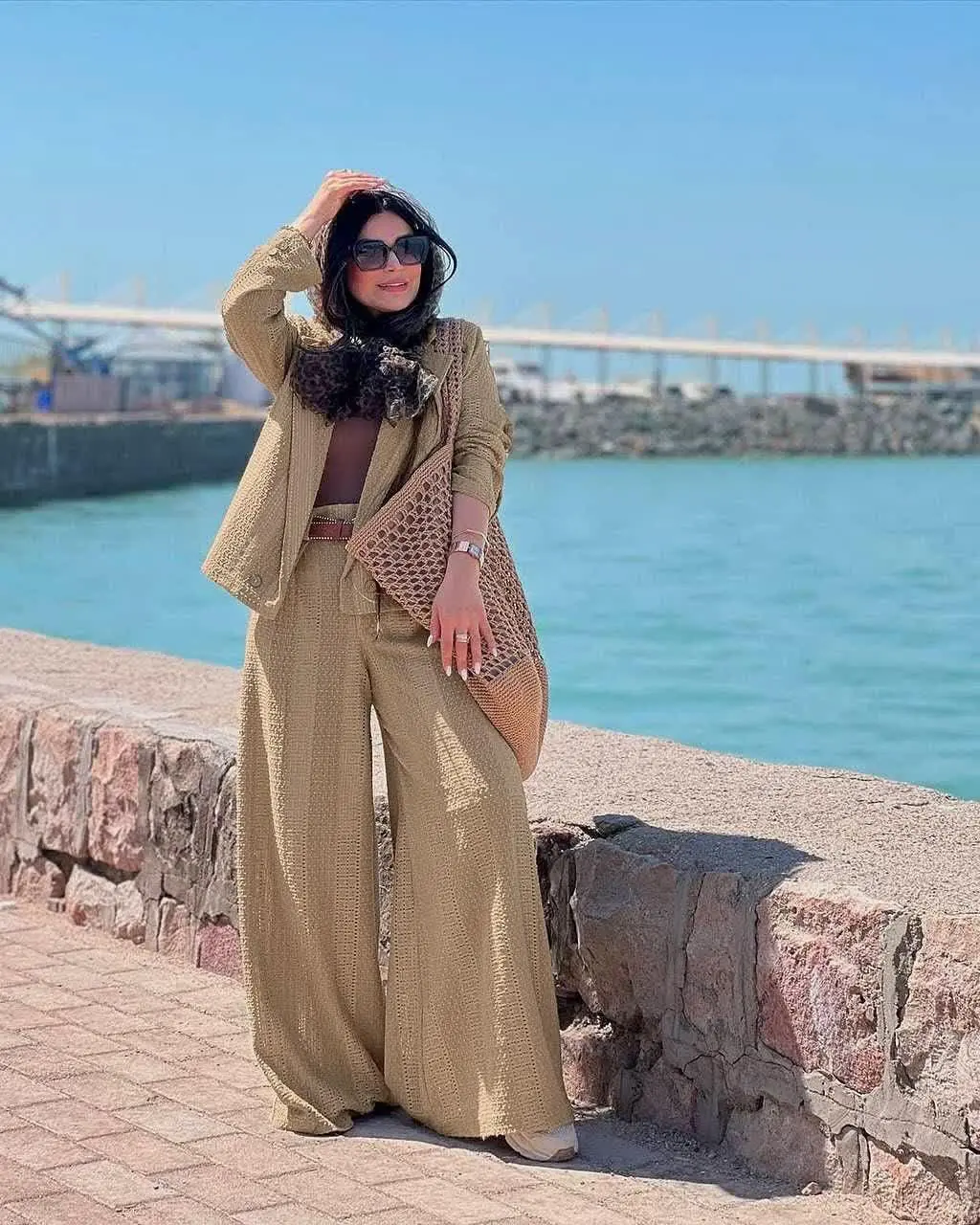 👚نام: کت شلوار خاص پسند و ترند اینستایی مدل شاندیز شارژ شد 😍😍👌👗🥻👘: 
