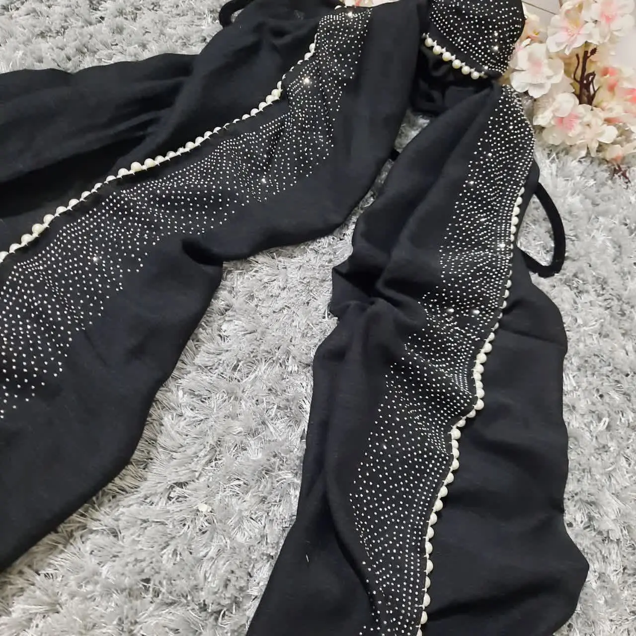 شال مجلسی مدل مروارید
