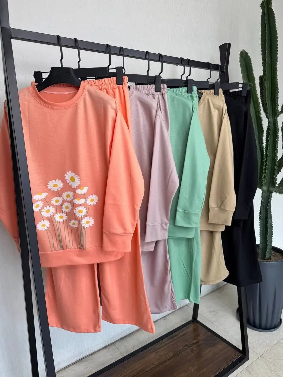 ست آستین بلند بابونه