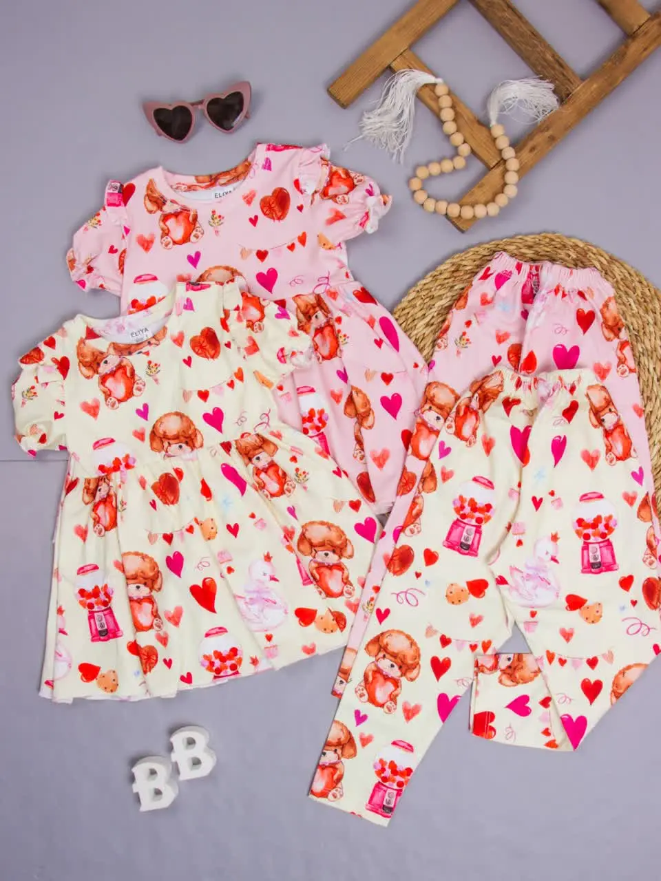 💢سارافون شلوار خرس نشسته قلبی💢