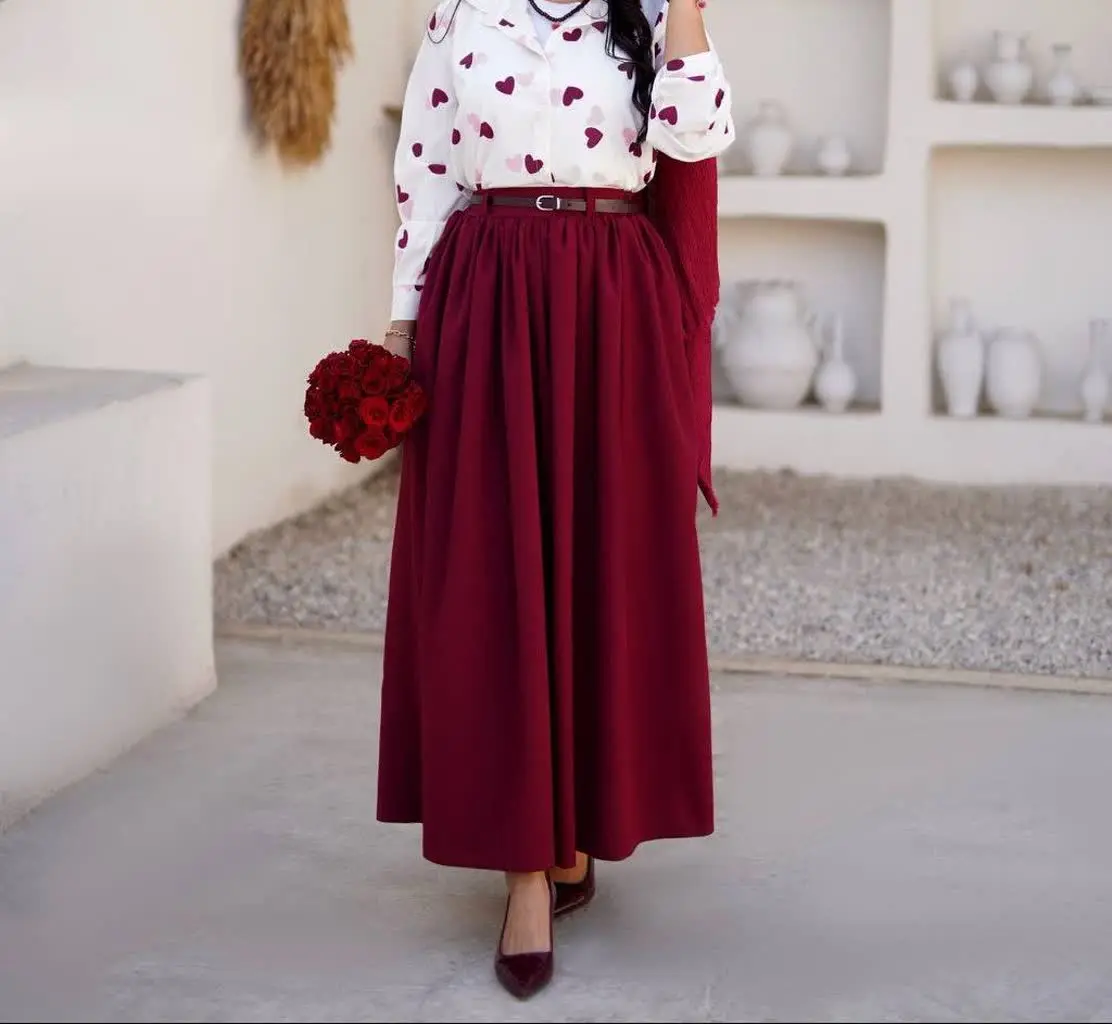 💥ست شومیز دامن قلب یلدا 😍