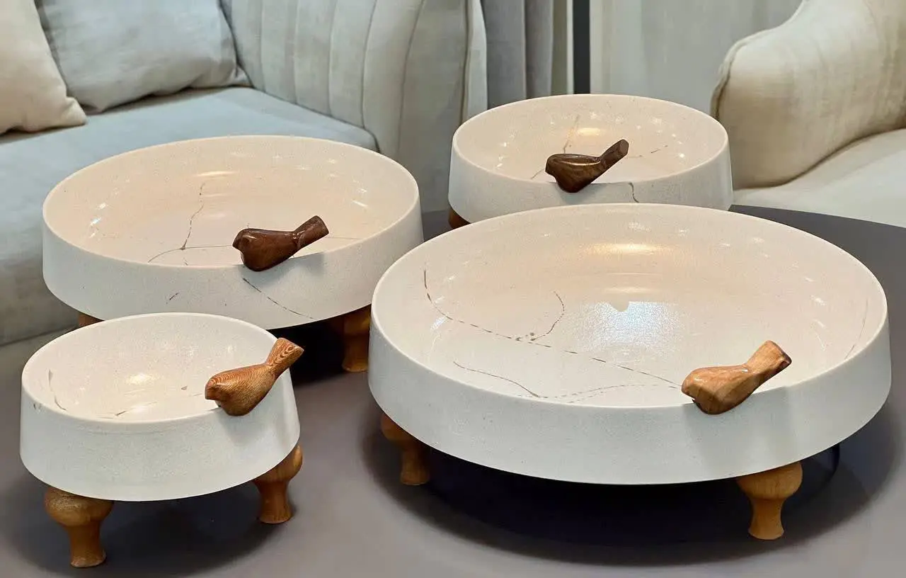 💥ست ۴ تکه پذیرایی سنگی💥