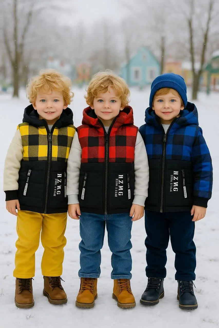 💢کاپشن پافرشو شطرنجی💢