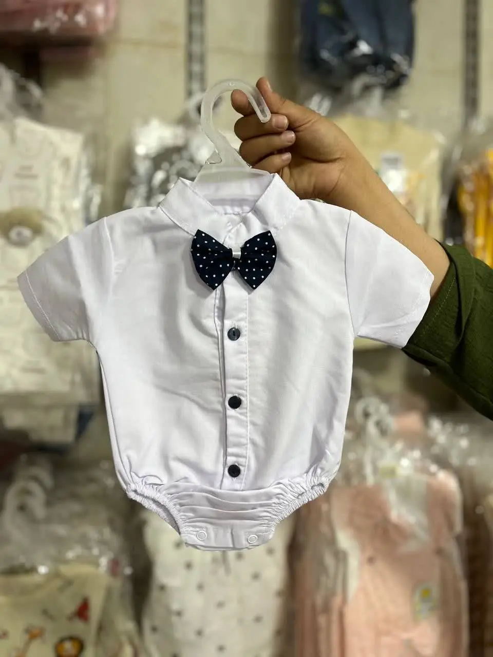 زیردکمه مجلسی پسرانه آستین کوتاه😍
