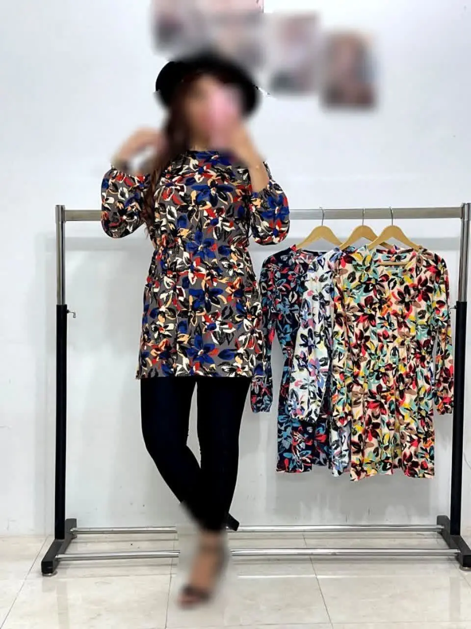 💥 #تونیک کمر کش گلدار
