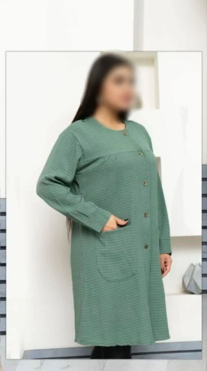 🌱 یه #مانتو بلند و قواره دار بهاره با پارچه نوا بهاره که هم خنکه هم لطیفه هم ابرفت نداره و چروک نمیشه یه انتخاب مناسب برا قواره داری کانال که دوتا جیب کاربردی هم کار شده. 
