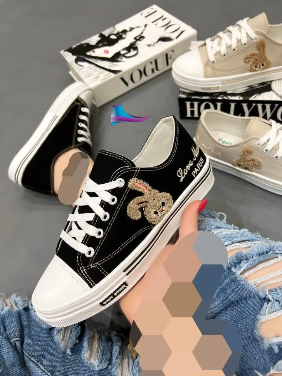 🖋نام: کتونی طرح ۳ خرگوشی
