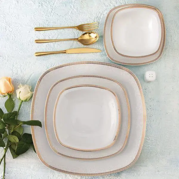 🍽 سرویس ۲۷ پارچه چینی زرین