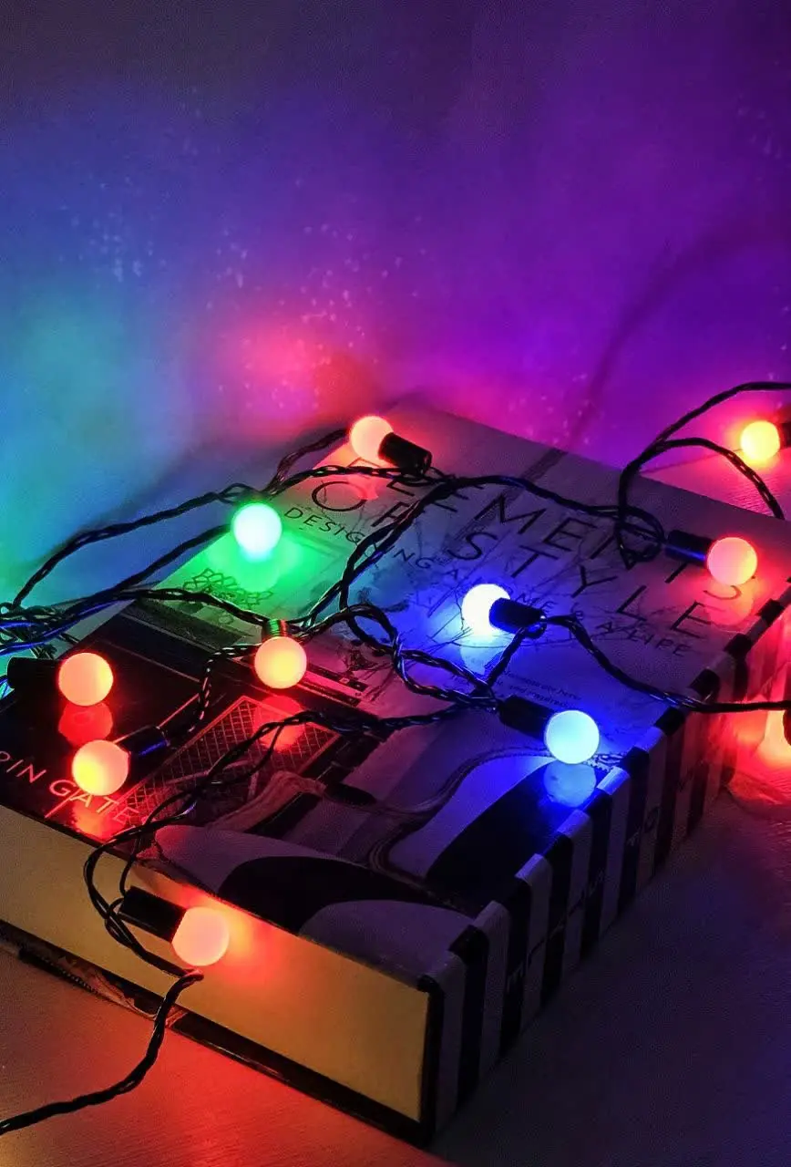 🌈✨ ریسه فندقی RGB ✨🌈